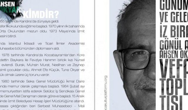 Ahsen Okyar'a "Vefa" Toplantısı