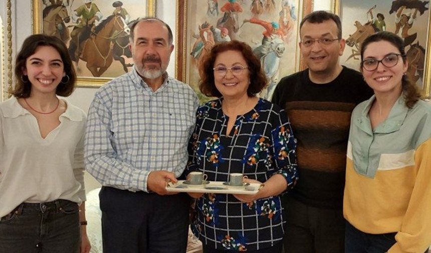 Dr. Alaattin Büyükkaya’yı Evinde Ziyaret