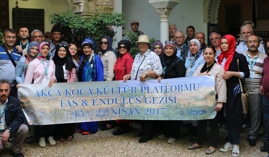 Akça Koca Kültür Platformunun 7 gece 8 gün süren Fas&Endülüs  Turu